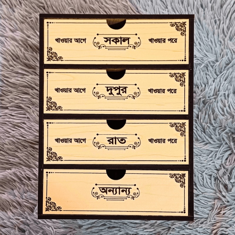 Medicine Storage Box 4 layer - Image 2